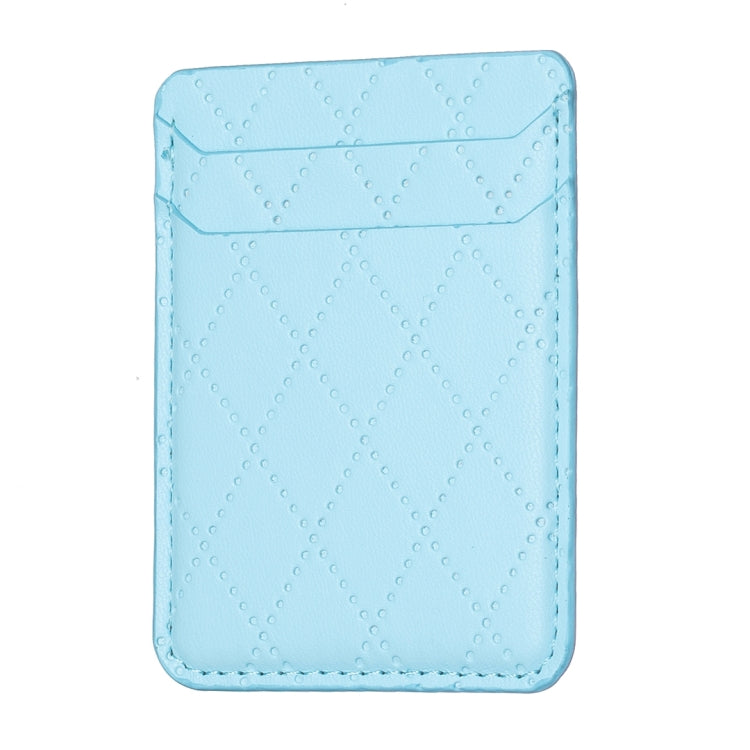 BFK11 Diamond Lattice Card Bag Mobile Phone Back Sticker