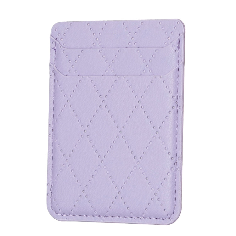 BFK11 Diamond Lattice Card Bag Mobile Phone Back Sticker