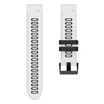 Sports Two-Color Silicone Watch Band, For Garmin Fenix 7 Pro 51mm