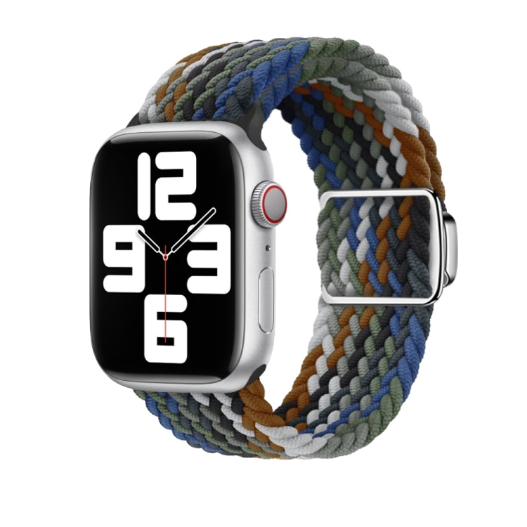 Nylon Loop Magnetic Buckle Watch Band, For Apple Watch 7 41mm, For Apple Watch Series 7 45mm
