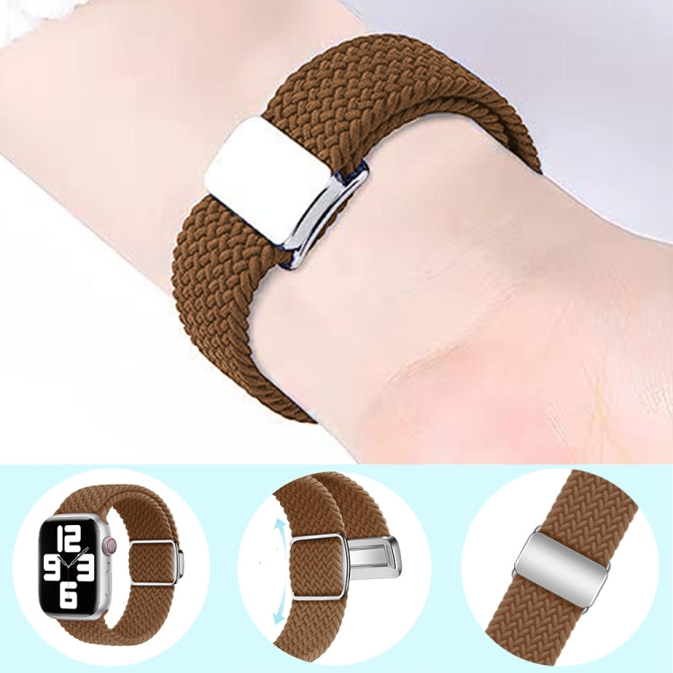 Nylon Loop Magnetic Buckle Watch Band, For Apple Watch Series 9 41mm, For Apple Watch Ultra 49mm