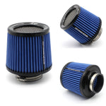 XH-UN077-079 Car High Flow Cold Cone Engine Air Intake Filter, 63mm, 76mm, 89mm, 101mm