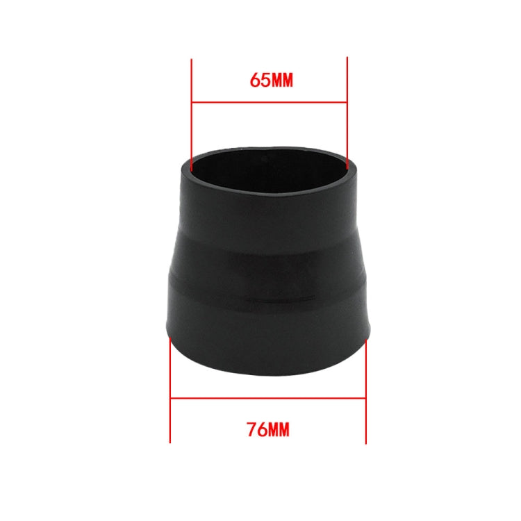 XH-UN081 63mm-76mm Universal Car Air Intake System Air Filter Pipe Tube