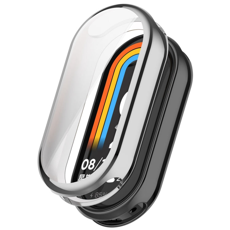 Full Coverage TPU Electroplating Watch Protective Cover, For Xiaomi Mi Band 8 / 9 Ceramic / 10 Ceramic