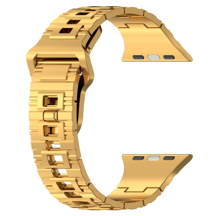 Square Buckle Armor Style Silicone Watch Band, For Apple Watch 7 41mm, For Apple Watch 7 45mm, For Apple Watch SE 40mm