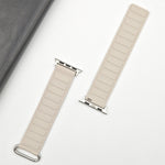 Reverse Buckle Magnetic Silicone Watch Band, For Apple Watch Series 8 45mm, For Apple Watch SE 2022 40mm, For Apple Watch SE 2022 44mm