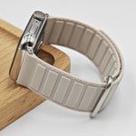 Reverse Buckle Magnetic Silicone Watch Band, For Apple Watch Series 8 45mm, For Apple Watch SE 2022 40mm, For Apple Watch SE 2022 44mm