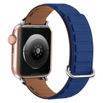 Reverse Buckle Magnetic Silicone Watch Band, For Apple Watch Series 8 45mm, For Apple Watch SE 2022 40mm, For Apple Watch SE 2022 44mm