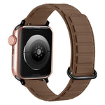 Reverse Buckle Magnetic Silicone Watch Band, For Apple Watch Series 8 45mm, For Apple Watch SE 2022 40mm, For Apple Watch SE 2022 44mm