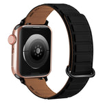 Reverse Buckle Magnetic Silicone Watch Band, For Apple Watch Series 8 45mm, For Apple Watch SE 2022 40mm, For Apple Watch SE 2022 44mm