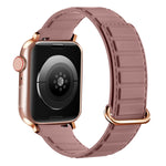 Reverse Buckle Magnetic Silicone Watch Band, For Apple Watch Series 8 45mm, For Apple Watch SE 2022 40mm, For Apple Watch SE 2022 44mm