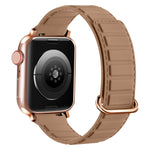 Reverse Buckle Magnetic Silicone Watch Band, For Apple Watch Series 8 45mm, For Apple Watch SE 2022 40mm, For Apple Watch SE 2022 44mm