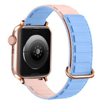 Reverse Buckle Magnetic Silicone Watch Band, For Apple Watch Series 8 45mm, For Apple Watch SE 2022 40mm, For Apple Watch SE 2022 44mm