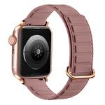 Reverse Buckle Magnetic Silicone Watch Band, For Apple Watch Series 9 41mm, For Apple Watch Ultra 49mm, For Apple Watch Series 8 41mm