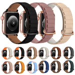 Reverse Buckle Magnetic Silicone Watch Band, For Apple Watch Series 8 45mm, For Apple Watch SE 2022 40mm, For Apple Watch SE 2022 44mm