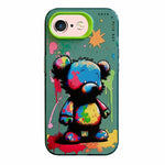 Animal Pattern Oil Painting Series PC + TPU Phone Case, For iPhone 6s / 6