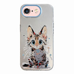 Animal Pattern Oil Painting Series PC + TPU Phone Case, For iPhone 6s / 6