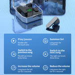 K30 Transparent Capsule Digital Display Touch Control Bluetooth Earphones, K30