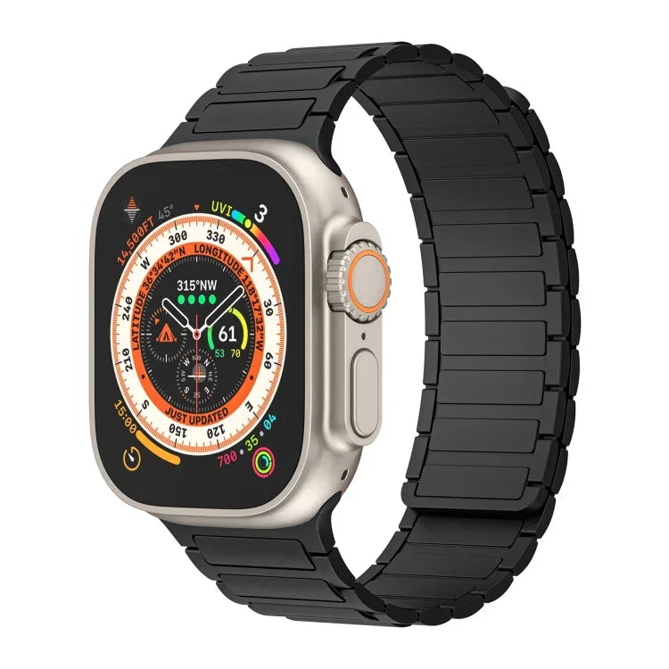 Magnetic Loop Silicone Watch Band, For Apple Watch Series 9 45mm, For Apple Watch Series 9 41mm, For Apple Watch Ultra 49mm