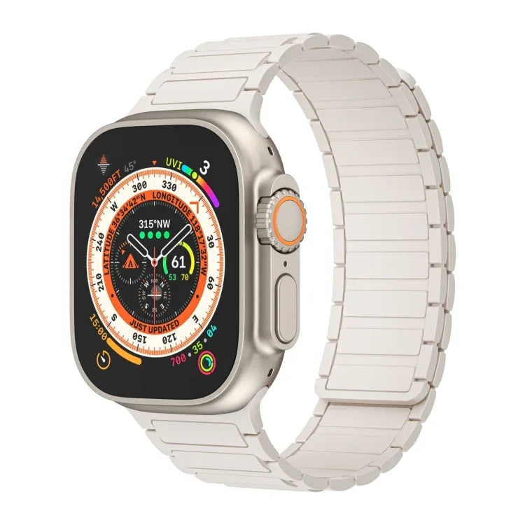 Magnetic Loop Silicone Watch Band, For Apple Watch SE 2023 44mm, For Apple Watch SE 2023 40mm, For Apple Watch Ultra 2 49mm