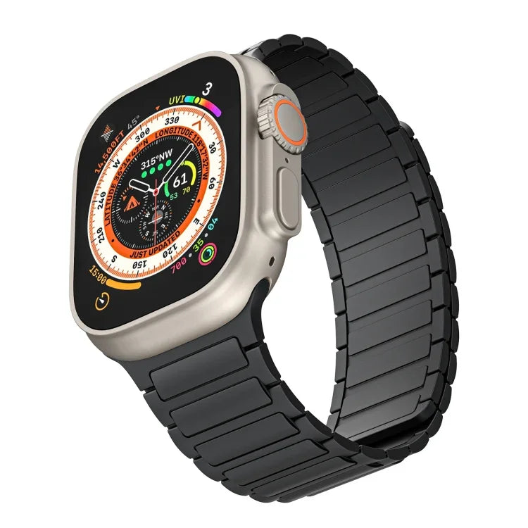 Magnetic Loop Silicone Watch Band, For Apple Watch SE 2023 44mm, For Apple Watch SE 2023 40mm, For Apple Watch Ultra 2 49mm