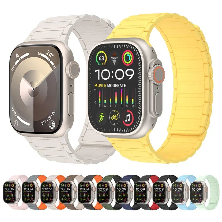 Magnetic Loop Silicone Watch Band, For Apple Watch Series 3 42mm, For Apple Watch Series 2 42mm, For Apple Watch Series 2 38mm