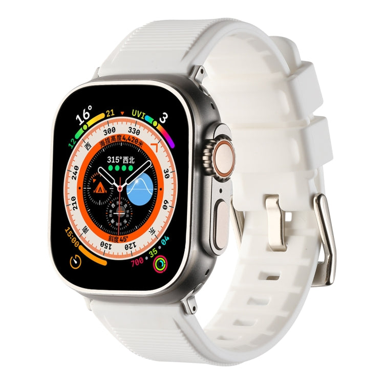 Double Ring Silicone Watch Band, For Apple Watch 3 38mm, For Apple Watch 3 42mm, For Apple Watch 2 42mm, For Apple Watch 2 38mm