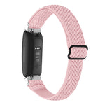 Buckle Wave Braided Nylon Watch Band, For Fitbit Inspire 3