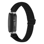 Buckle Wave Braided Nylon Watch Band, For Fitbit Inspire 3