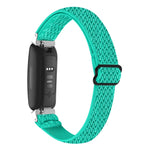Buckle Wave Braided Nylon Watch Band, For Fitbit Inspire 3