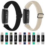 Buckle Wave Braided Nylon Watch Band, For Fitbit Inspire 3