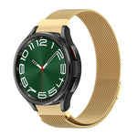 Milan Magnetic Metal Watch Band, For Samsung Galaxy Watch 6 / 6 Classic