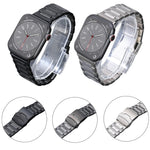 Safety Buckle Titanium Steel Watch Band, For Apple Watch Series 5 44mm, For Apple Watch Series 5 40mm, For Apple Watch Series 4 44mm, For Apple Watch 42mm, For Apple Watch Series 4 40mm, For Apple Watch Series 3 38mm, For Apple Watch 38mm              ...