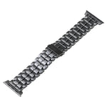 Five Beads Titanium Steel Watch Band, For Apple Watch Series 6 44mm, For Apple Watch Series 5 44mm, For Apple Watch Series 5 40mm, For Apple Watch Series 4 44mm, For Apple Watch 42mm, For Apple Watch Series 3 38mm, For Apple Watch 38mm                 ...