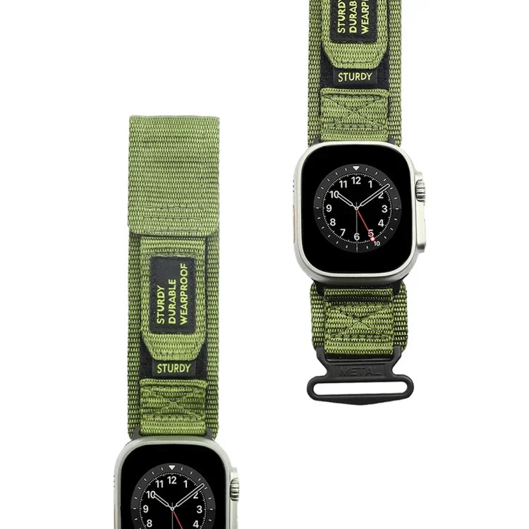 AW Nylon Two-Section Watch Band, For Apple Watch Series 2 42mm, For Apple Watch Series 2 38mm, For Apple Watch 42mm, For Apple Watch 38mm