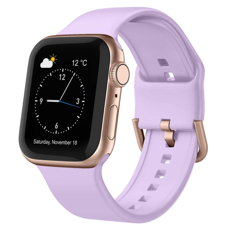 Pin Buckle Silicone Watch Band, For Apple Watch SE 2022 44mm