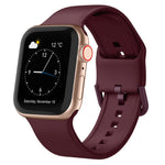 Pin Buckle Silicone Watch Band, For Apple Watch Series 7 41mm