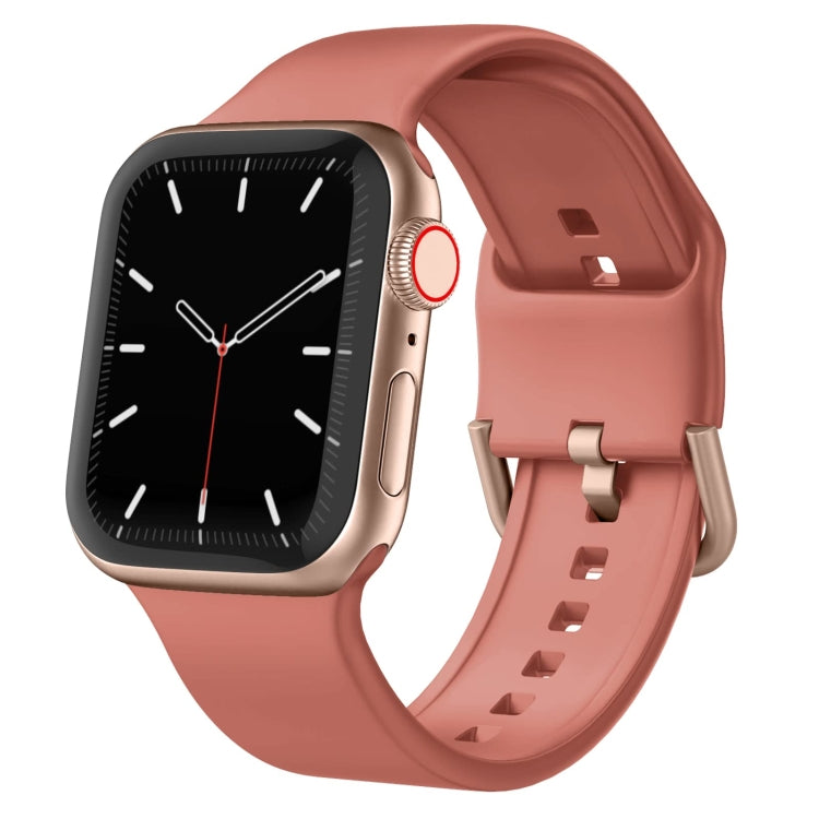 Pin Buckle Silicone Watch Band, For Apple Watch SE 44mm
