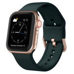 Pin Buckle Silicone Watch Band, For Apple Watch Series 6 44mm