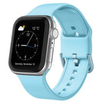 Pin Buckle Silicone Watch Band, For Apple Watch Series 4 40mm