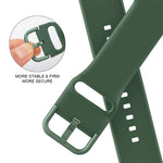 Pin Buckle Silicone Watch Band, For Apple Watch Series 3 38mm