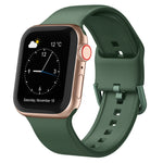 Pin Buckle Silicone Watch Band, For Apple Watch Series 3 42mm