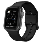Pin Buckle Silicone Watch Band, For Apple Watch Series 3 42mm