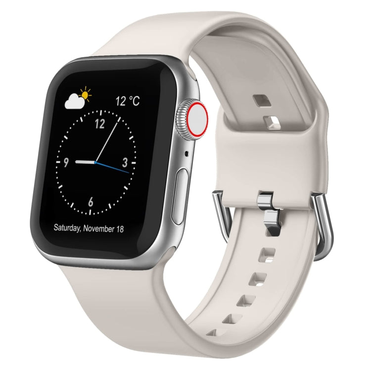 Pin Buckle Silicone Watch Band, For Apple Watch Series 2 42mm
