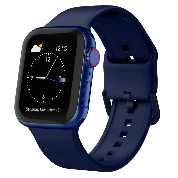 Pin Buckle Silicone Watch Band, For Apple Watch Series 2 38mm