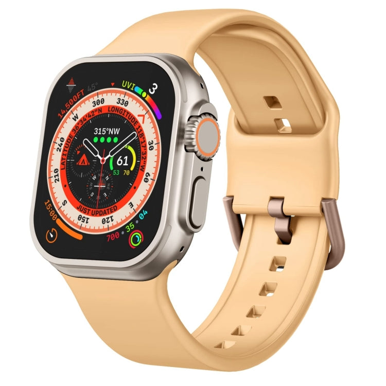 Pin Buckle Silicone Watch Band, For Apple Watch SE 2023 40mm