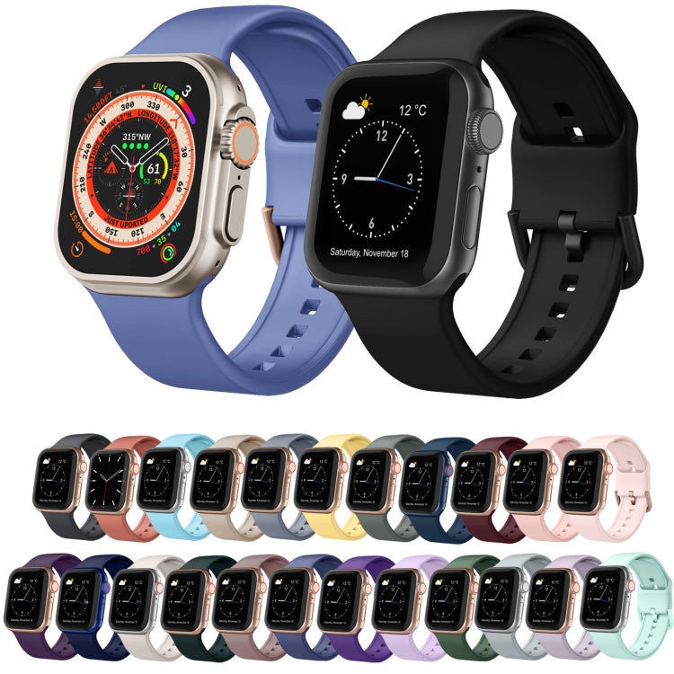 Pin Buckle Silicone Watch Band, For Apple Watch Series 5 40mm