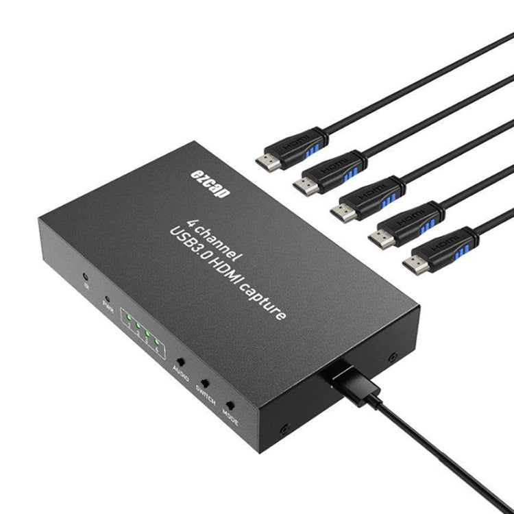 Ezcap 264M Four-Channel Multi-View HDMI to USB 3.0 Video Game Capture Card, Ezcap 264M