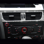 For Audi A4 / A5 / Q5 2pcs Car Air Conditioner Outlet Diamond Decoration Sticker, Air Conditioner Outlet Left Drive, Air Conditioner Outlet Right Drive
