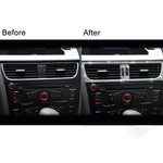 For Audi A4 / A5 / Q5 2pcs Car Air Conditioner Outlet Diamond Decoration Sticker, Air Conditioner Outlet Left Drive, Air Conditioner Outlet Right Drive